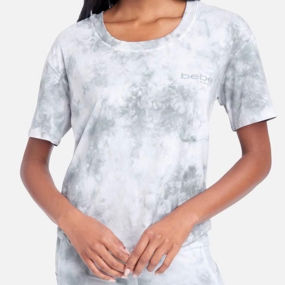 BEBE SPORT PLUS TIE DYE T-SHIRT